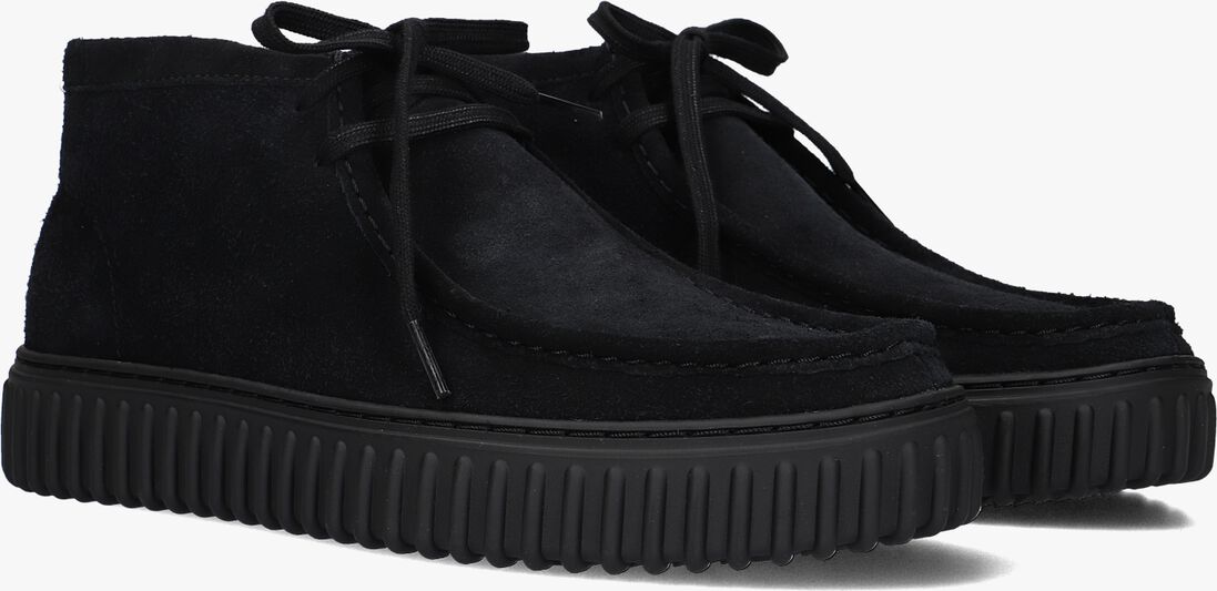 zwarte clarks originals veterschoenen torhill hi heren