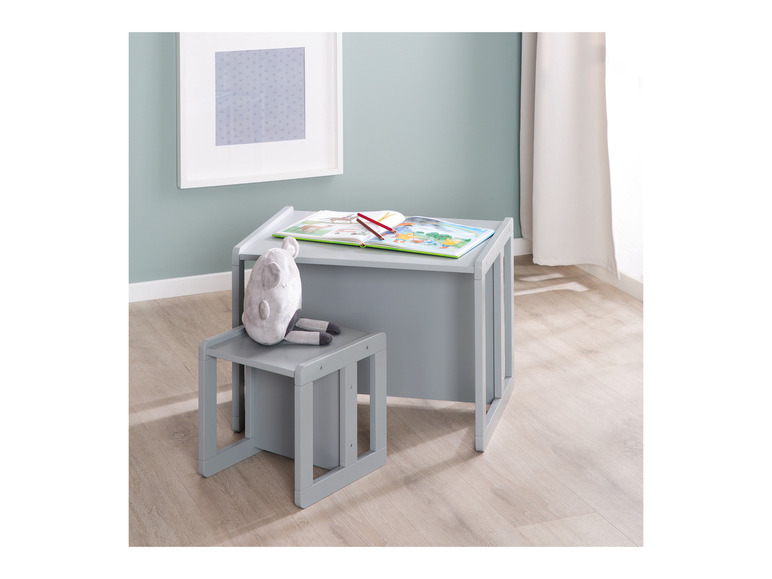 Kindertafel met stoel Montessori 3-in-1