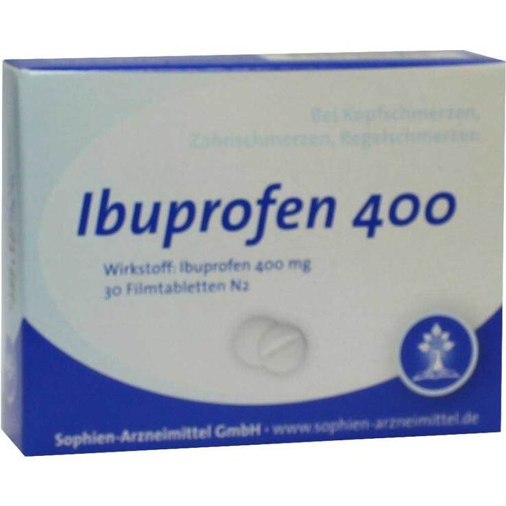 Ibuprofen Sophien 400 Filmtabletten, 30 St