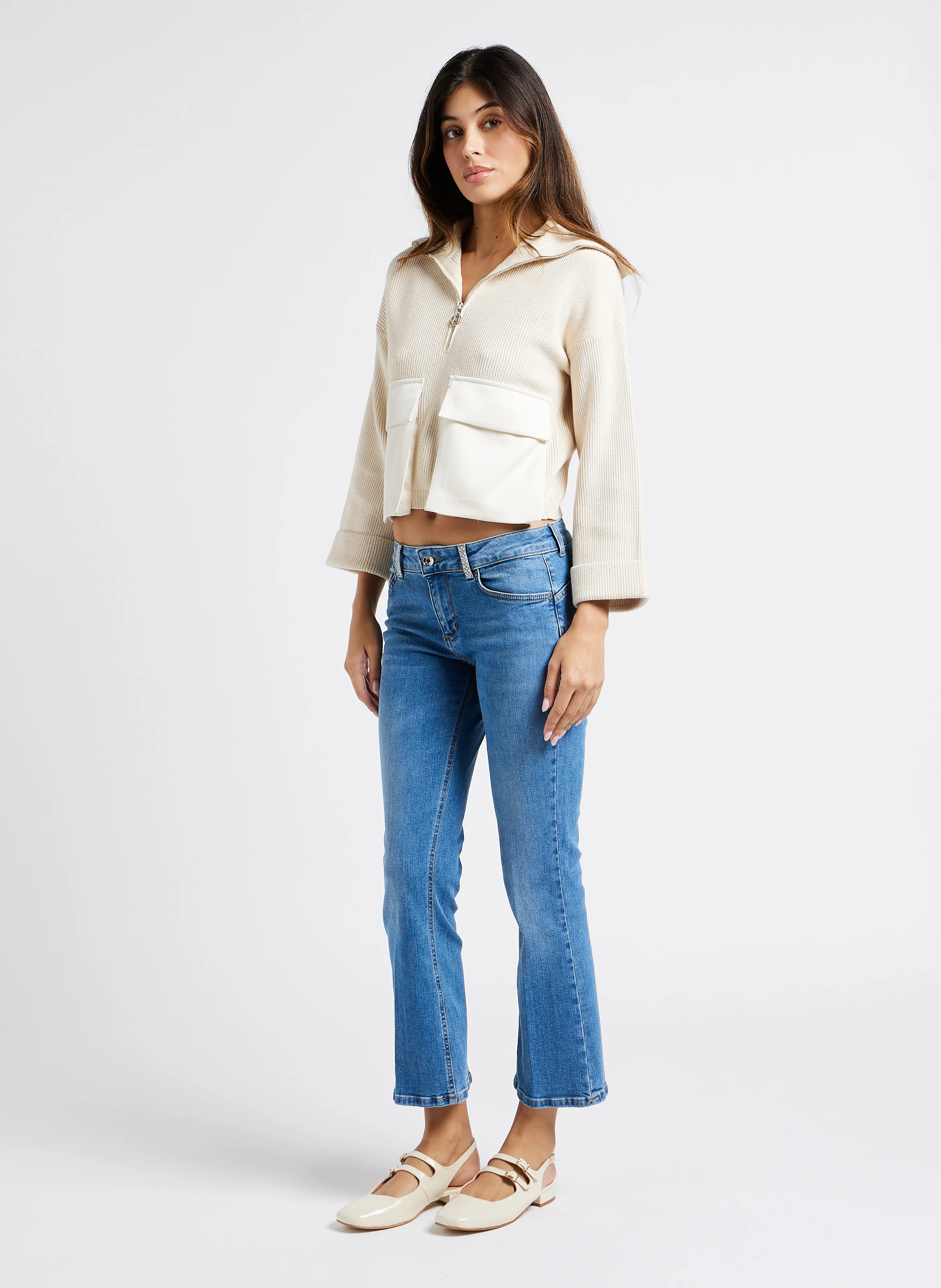 DAISY - Babies en cuir vernis | Beige
