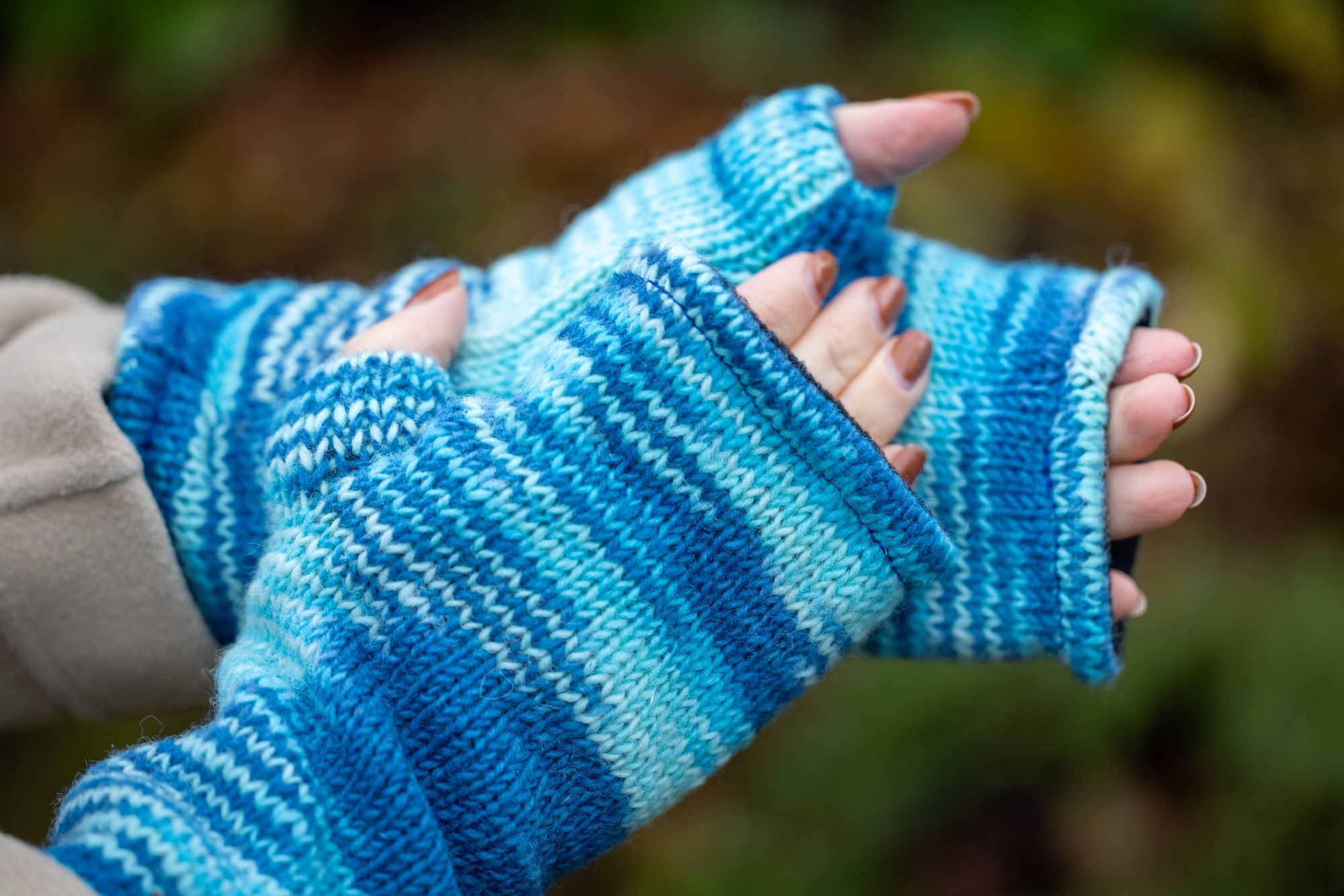 Pulswärmer blau günstig bestellen