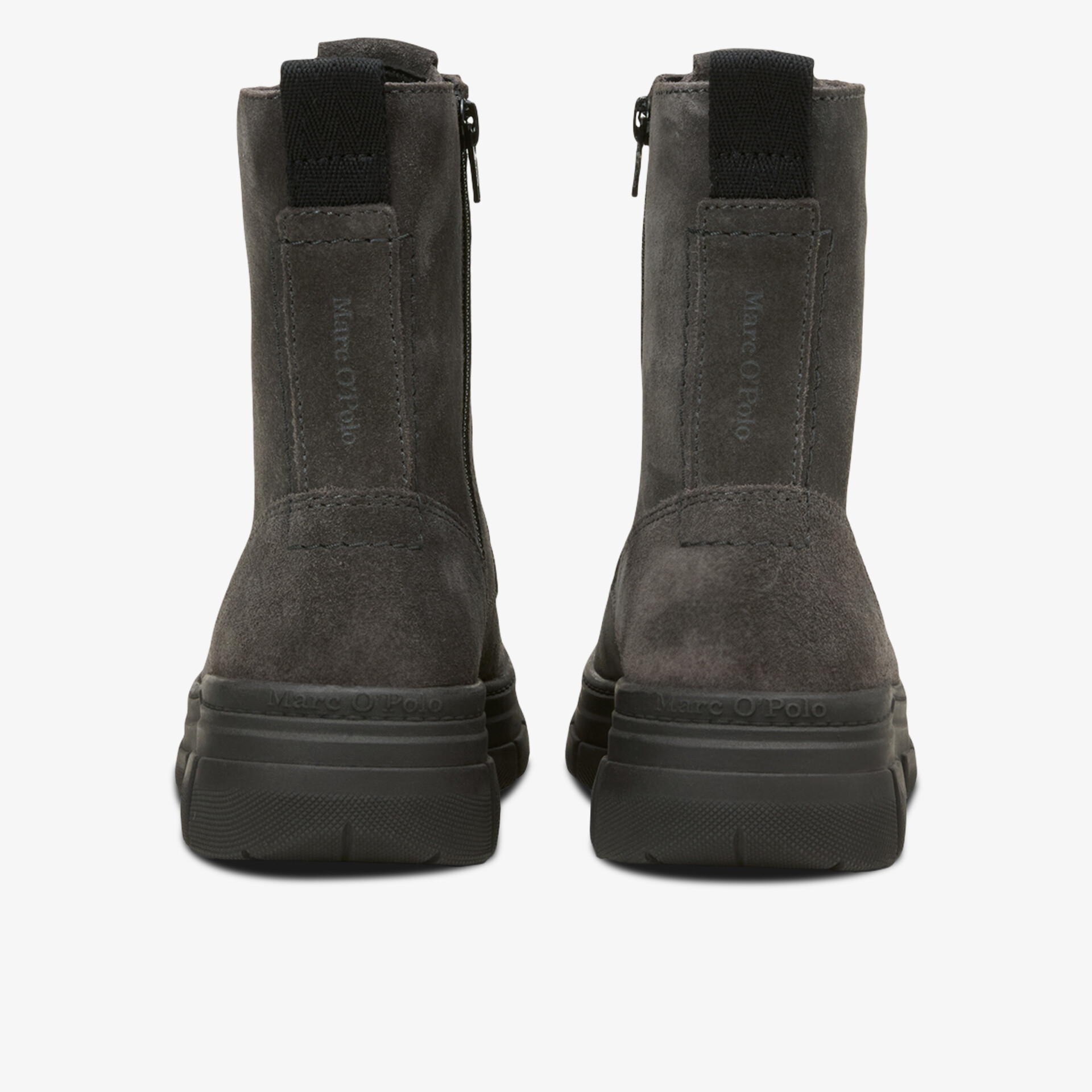 Marc O´Polo Damen Schnürstiefeletten grau