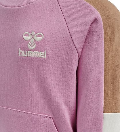 Hummel Sweatshirt - hmlAnju - Pink/Braun