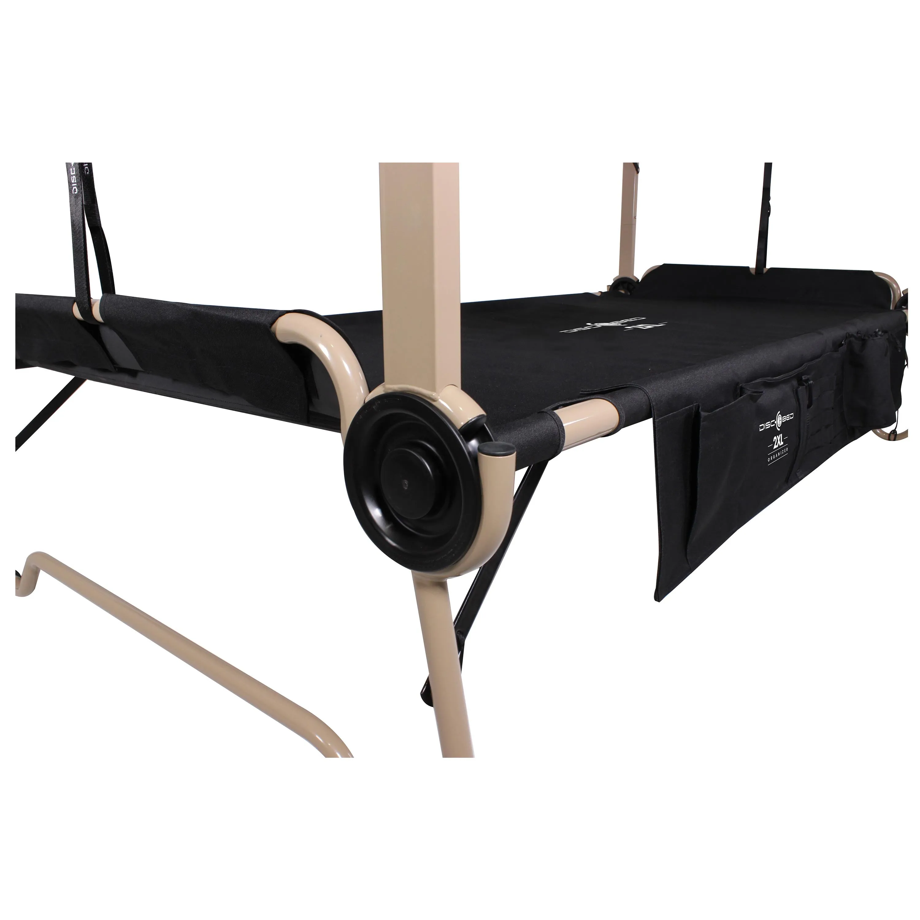 Disc-O-Bed -  Feldbett 2XL mit Seitentaschen