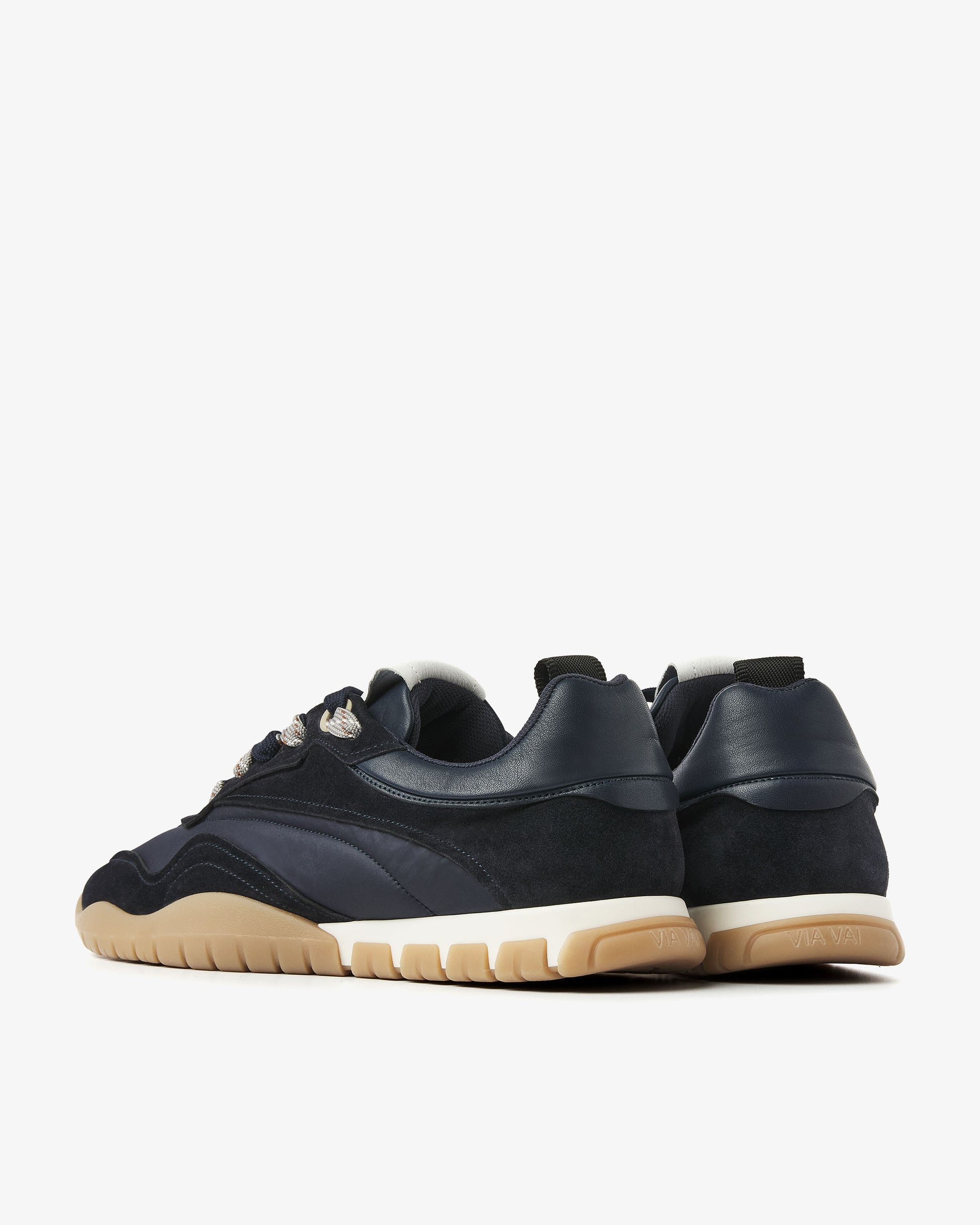 VIA VAI blauwe heren sneakers Frenkie Aaron
