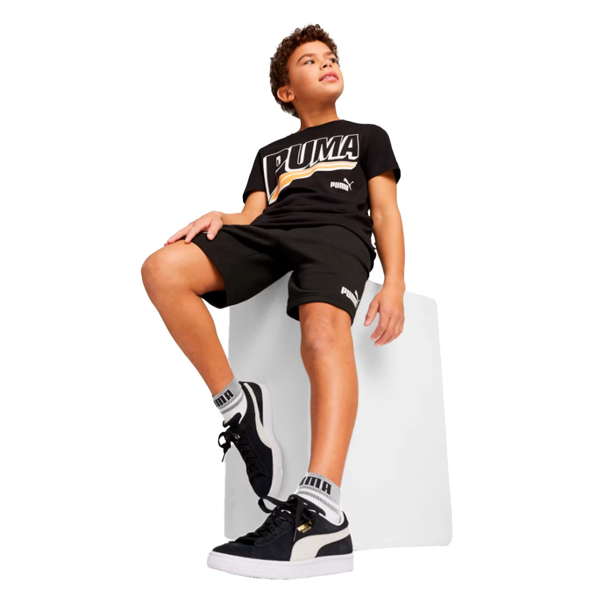 T-Shirt Puma Essentials + Mid 90S Graphic Criança