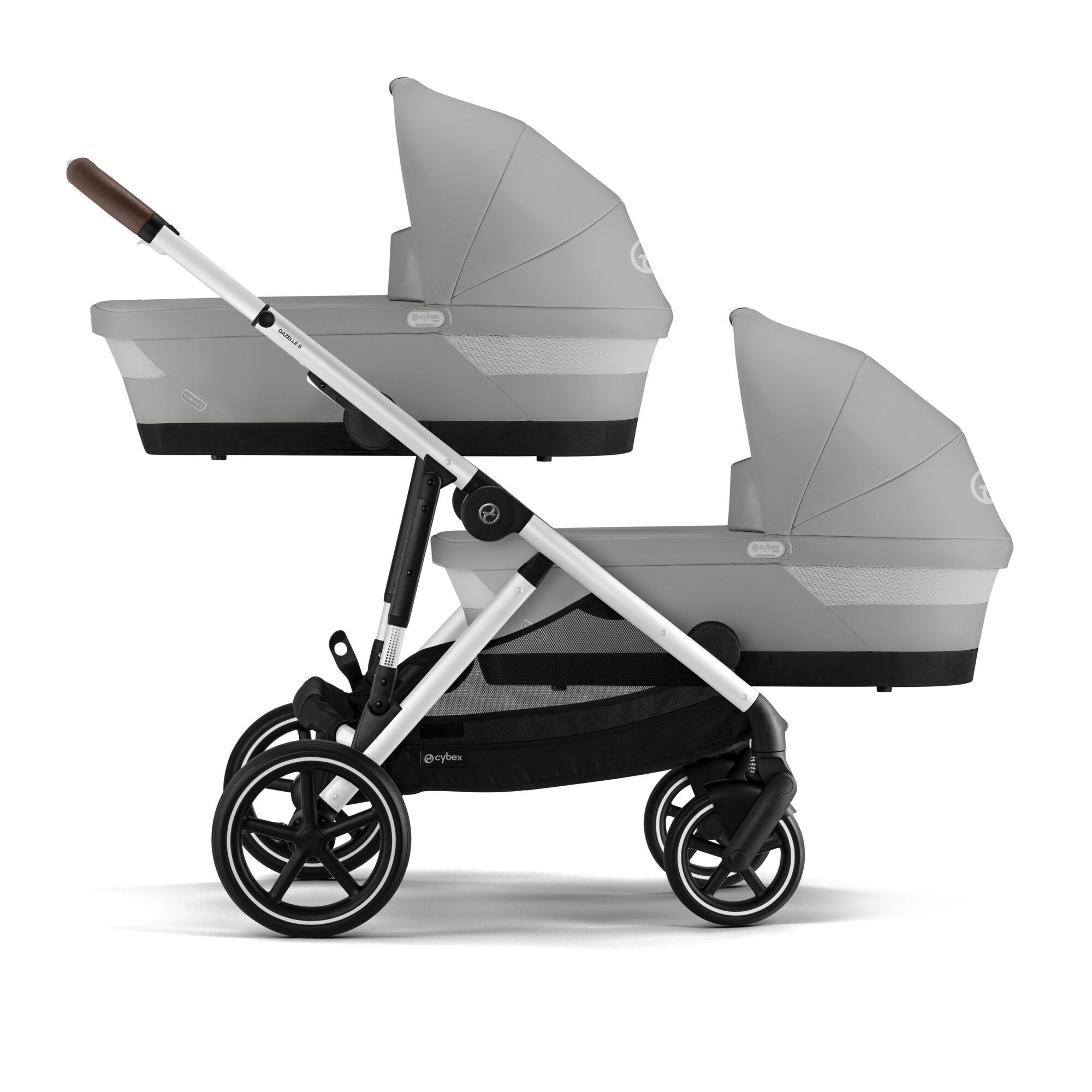 Gazelle S Cot Stone Grey