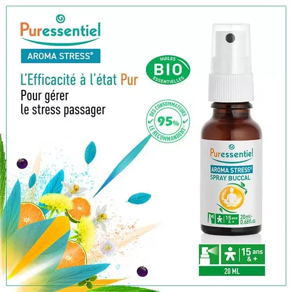 Spray Oral Anti-Stress Aromático Puressentiel 20ml