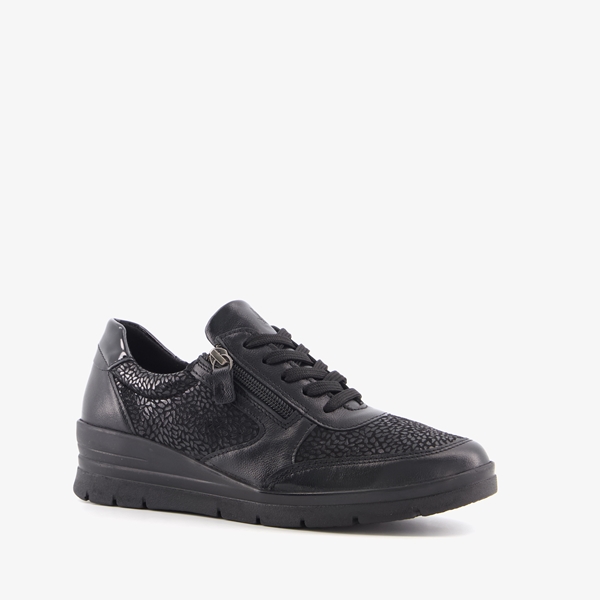 Natuform dames veterschoenen zwart