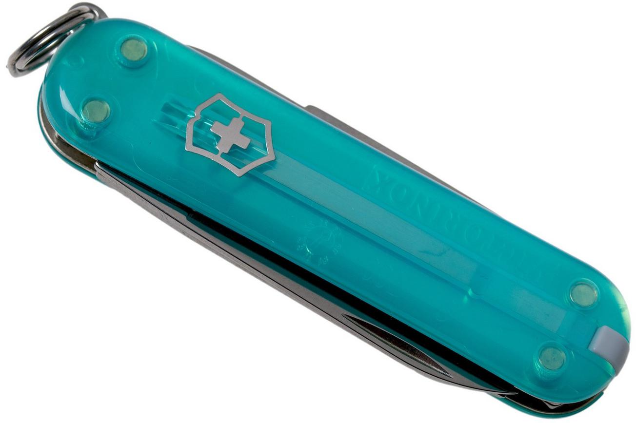 Victorinox Classic SD Translucent Colors, Tropical Surf 0.6223.T24G Zwitsers zakmes