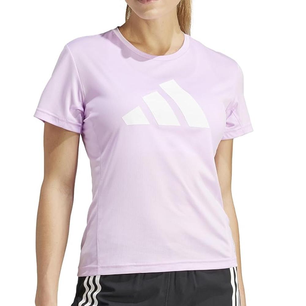 Adidas T-shirt Mauve Femme Adidas Run It