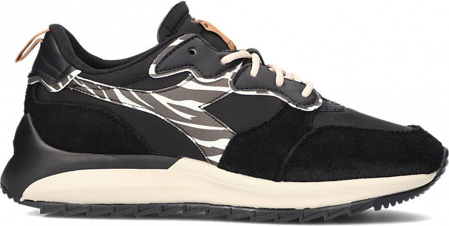 Diadora Lage Sneakers Jolly Animalier 501.178617 01 C9994 Black Parchment