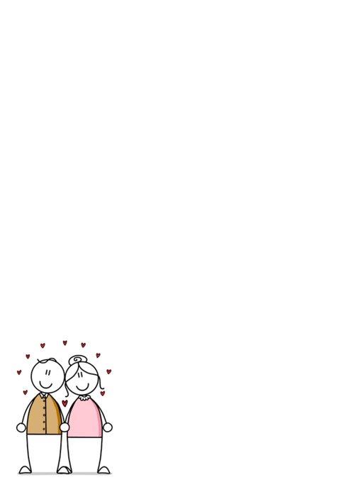 YH Tekent | Valentijnskaart | Oma en Opa