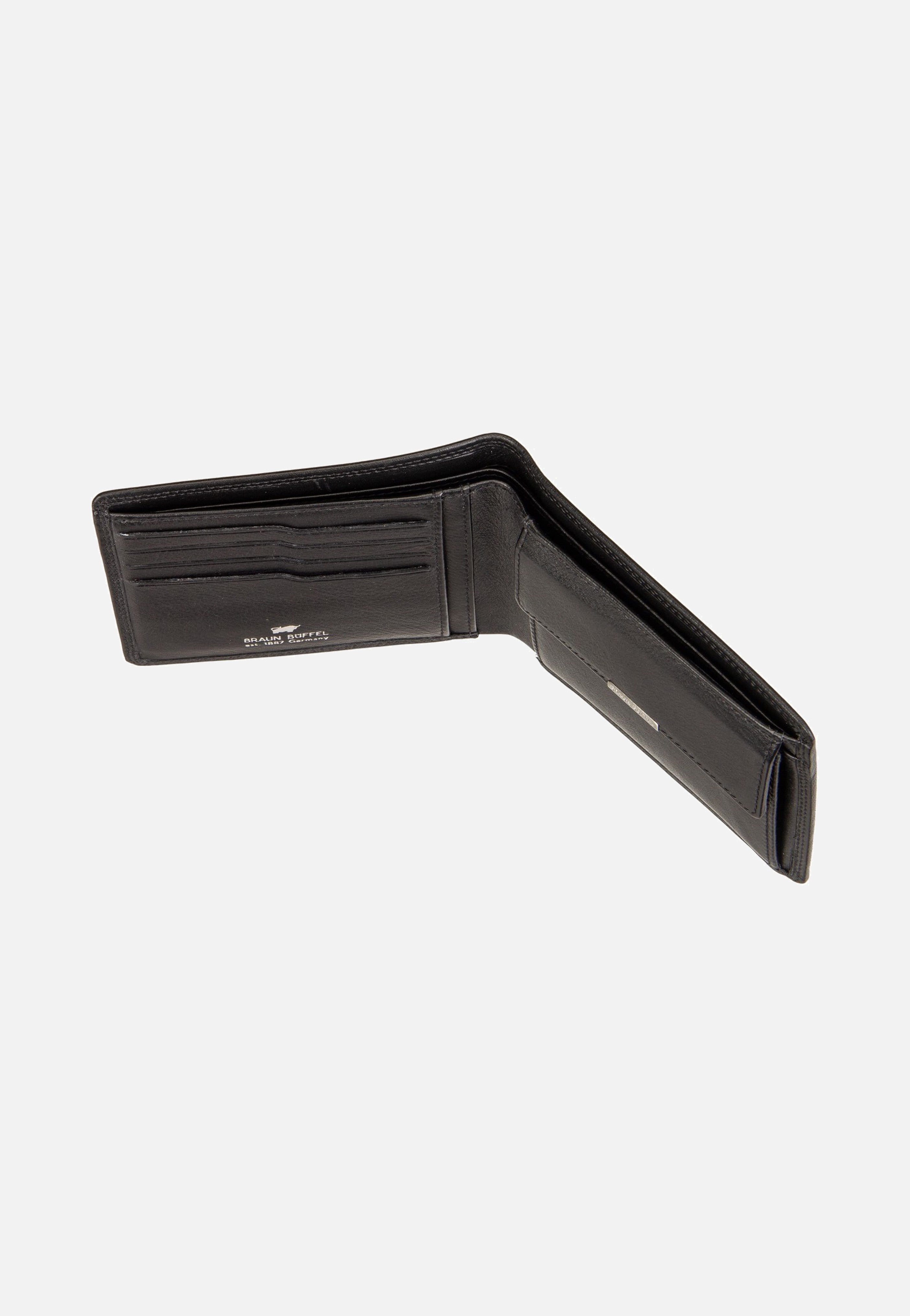 Golf RFID Coin Wallet 4+3Cs Black - Portemonnaie