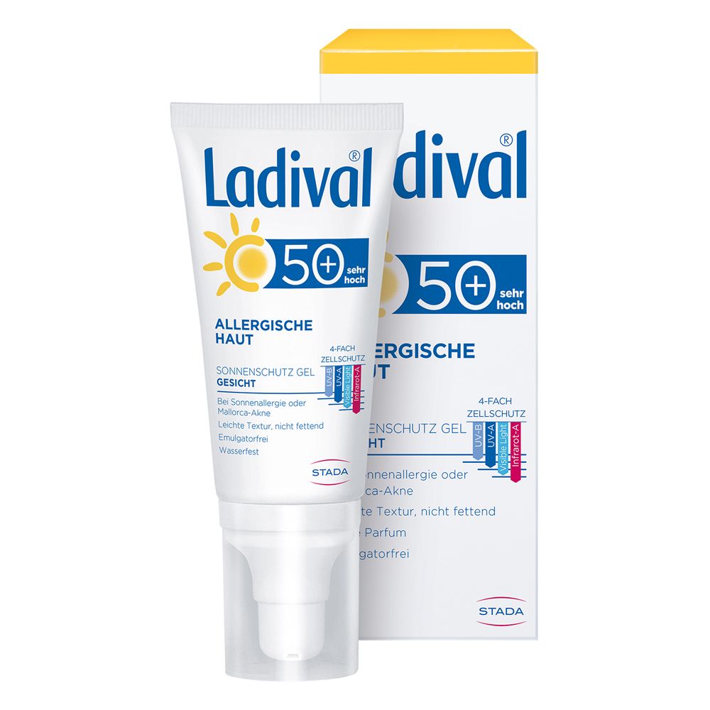 Ladival® Allergische Haut Sonnenschutz Gel für Gesicht und Hände LSF50+