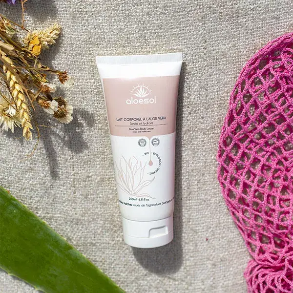 Aloesol Lait Corporel Tonifiant à l'Aloe Vera Bio 200ml
