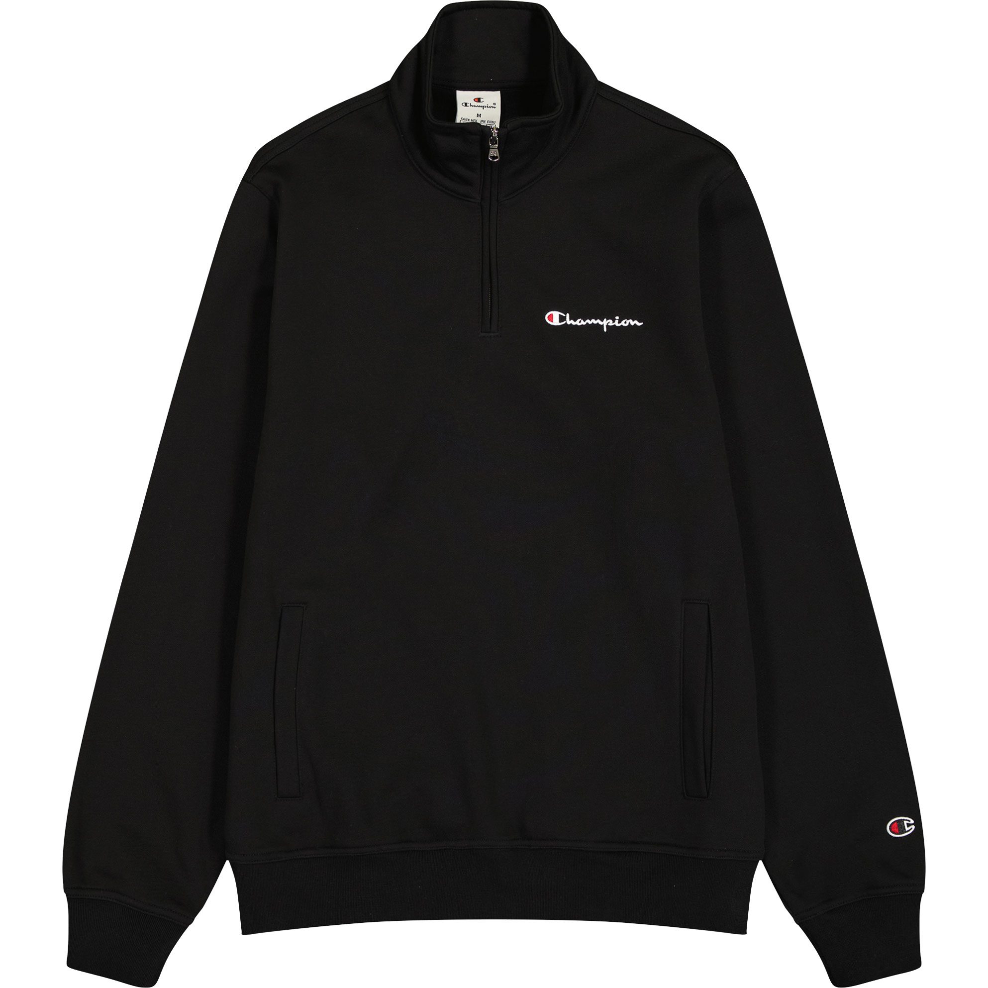 Champion Half Zip Sweatshirt Herren schwarz