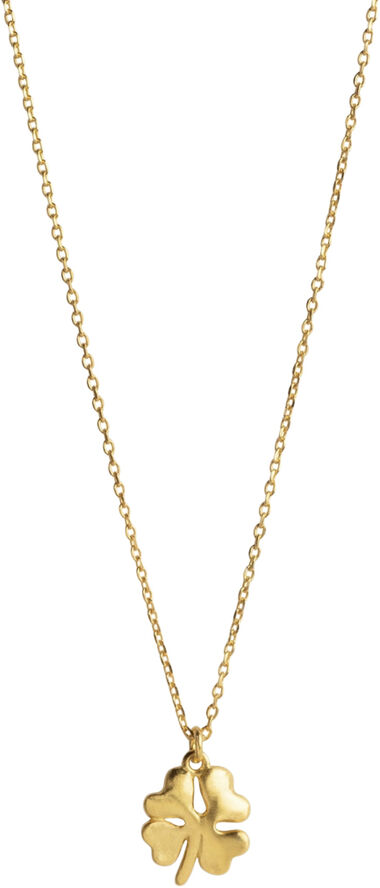 ENAMEL Copenhagen Necklace, Organic clover 925s/gp/m