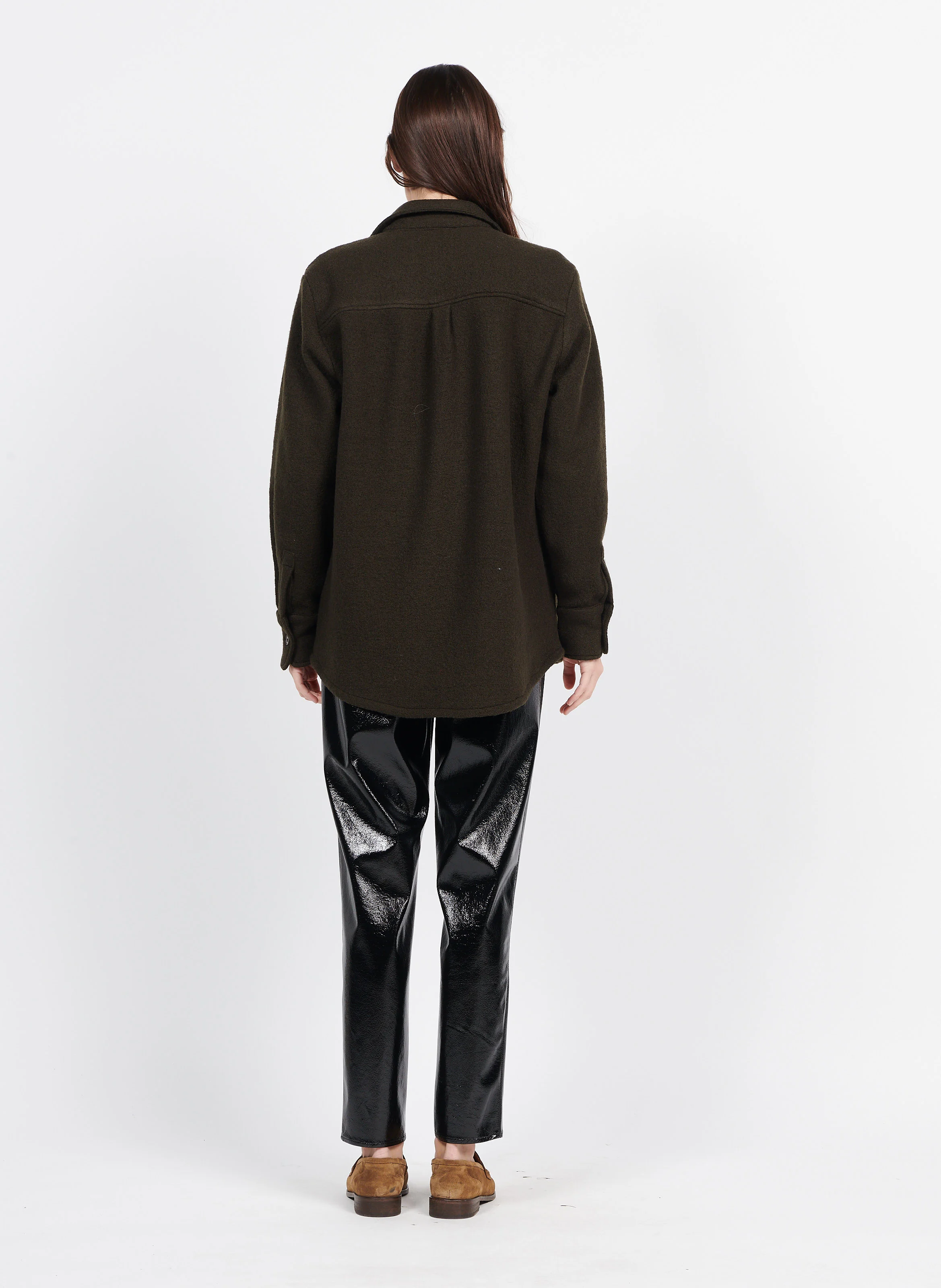 ARISTIDE - Pull col rond en laine mélangée| Beige