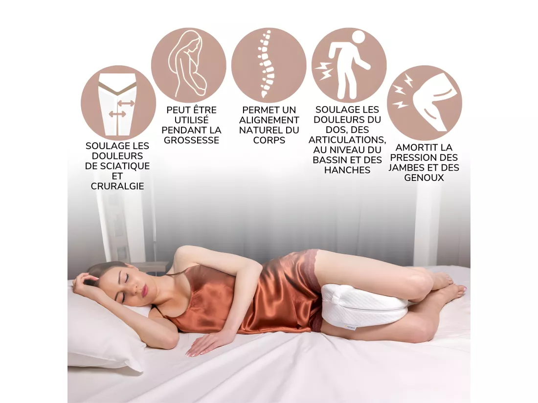 Coussin pour les Genoux en Forme de Cœur - 26x25x16 - INPHYSIO
