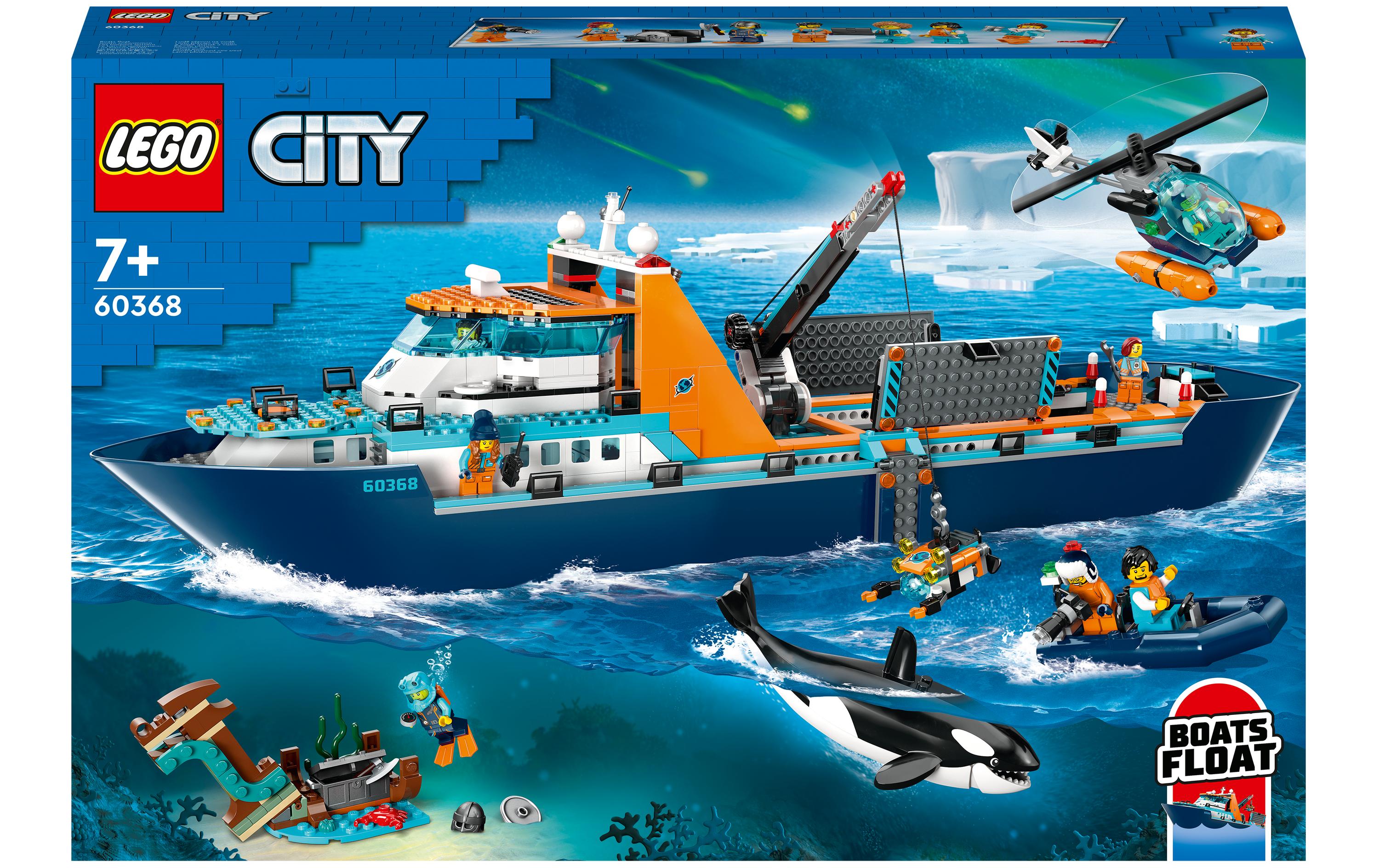 City Arktis-Forschungsschiff 60368<br>Ozean-Spielset