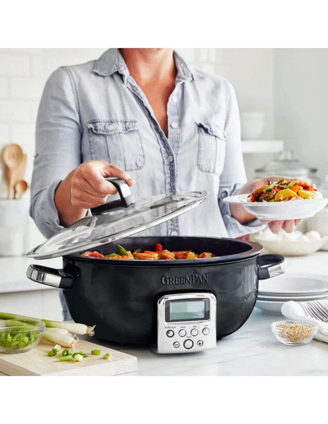 Greenpan Electricals Omni cooker 5.6L - Black