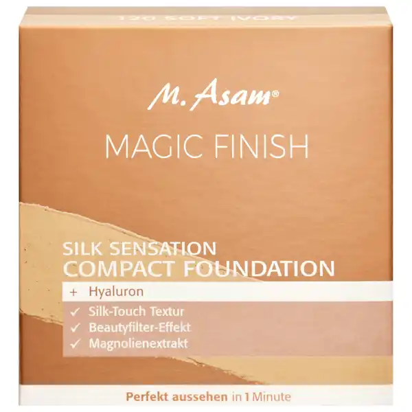 MAGIC FINISH Silk Sensation Compact Foundation - 120 soft ivory