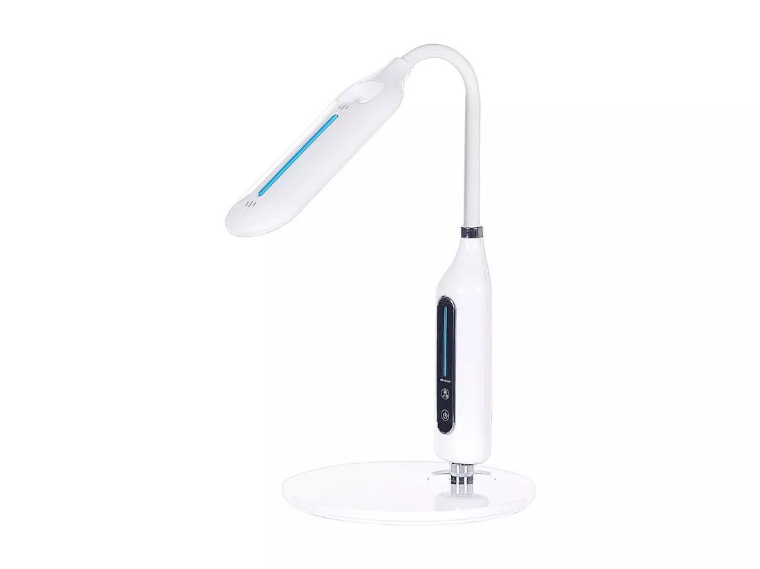 Lampe de bureau LED CYGNUS Avec variateur Métal Blanc