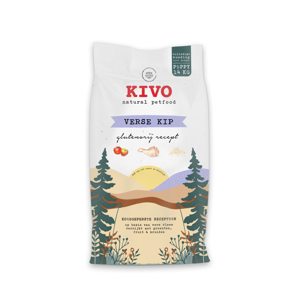 Kivo Verse Kip Puppy Glutenvrij14 kg