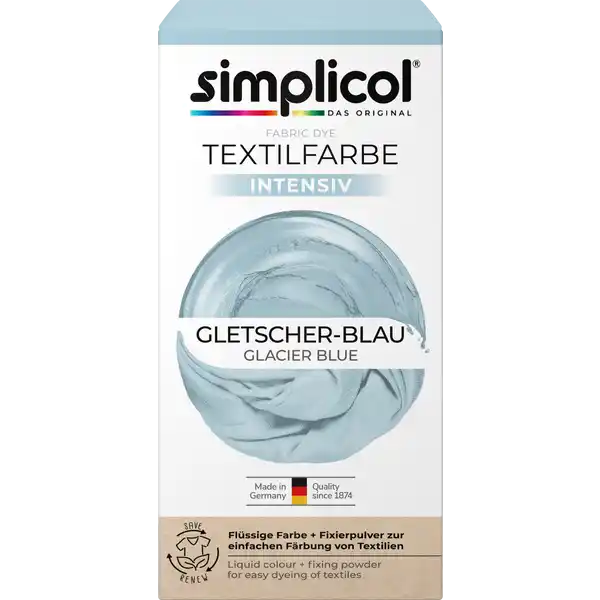 Textilfarbe Intensiv Gletscher-Blau