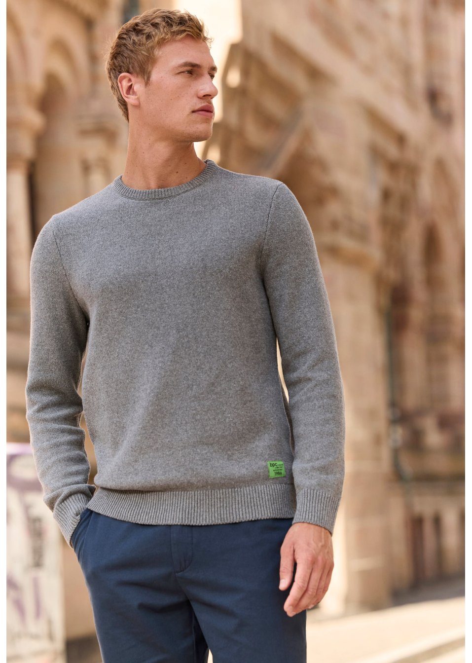 Pull en matière recyclée