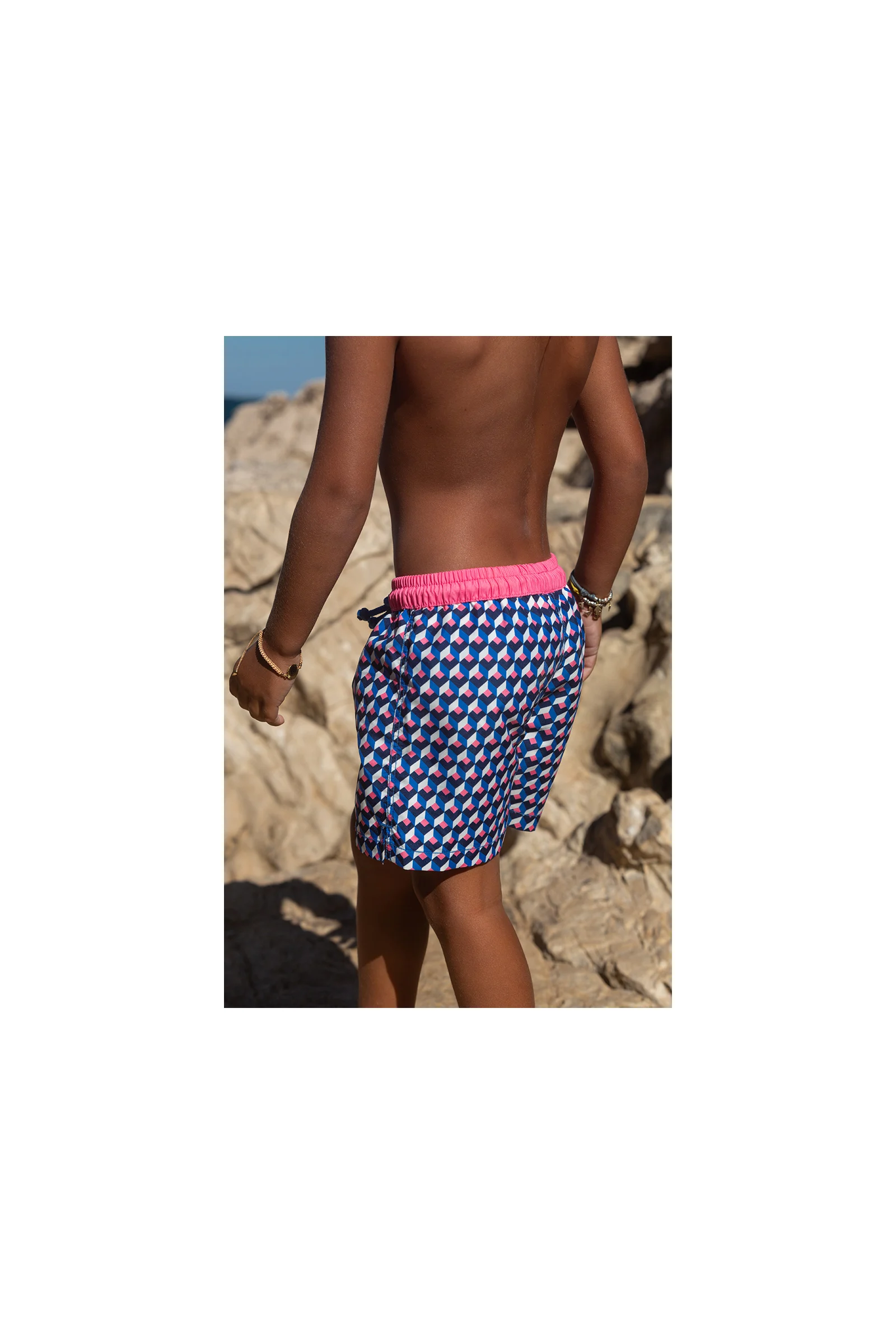 MENO - Short de bain meno - sweet rubik | Multicolore