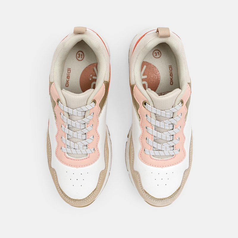 Baskets running roses fille