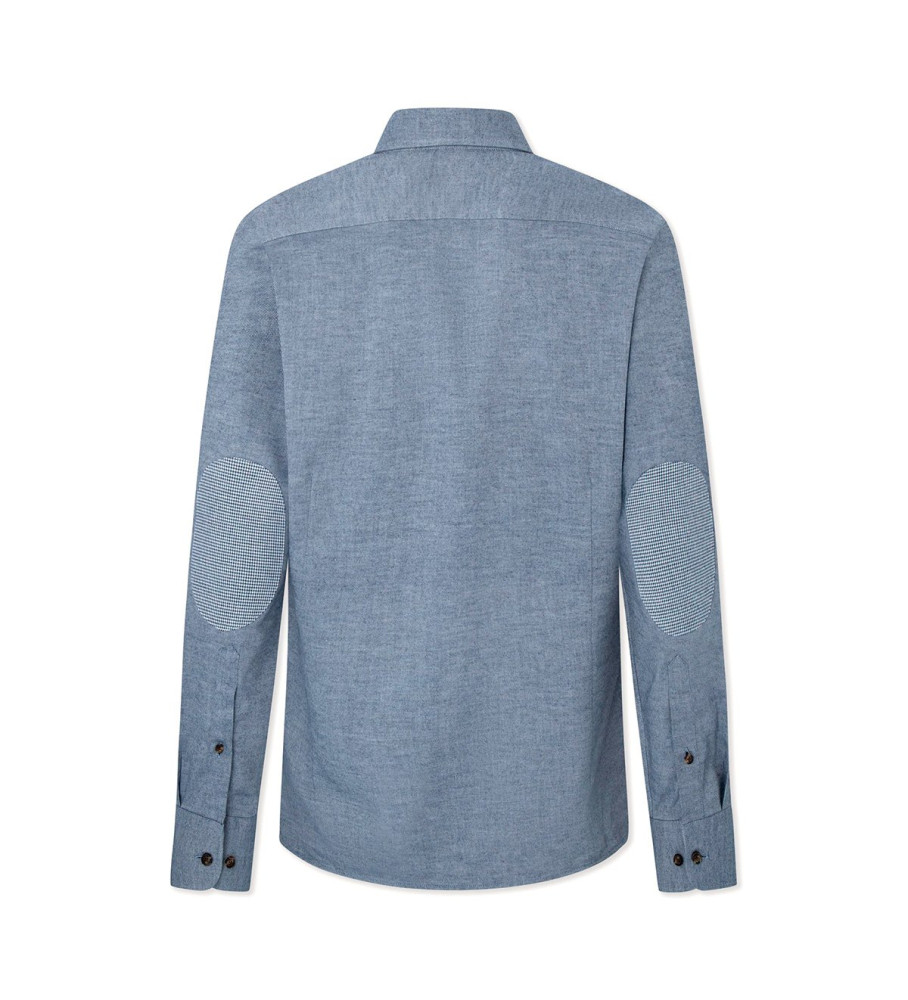 Camisa de flanela azul-marinho Hackett