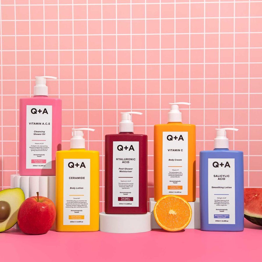 Q+A Vitamin A.C.E Shower Oil 250ml