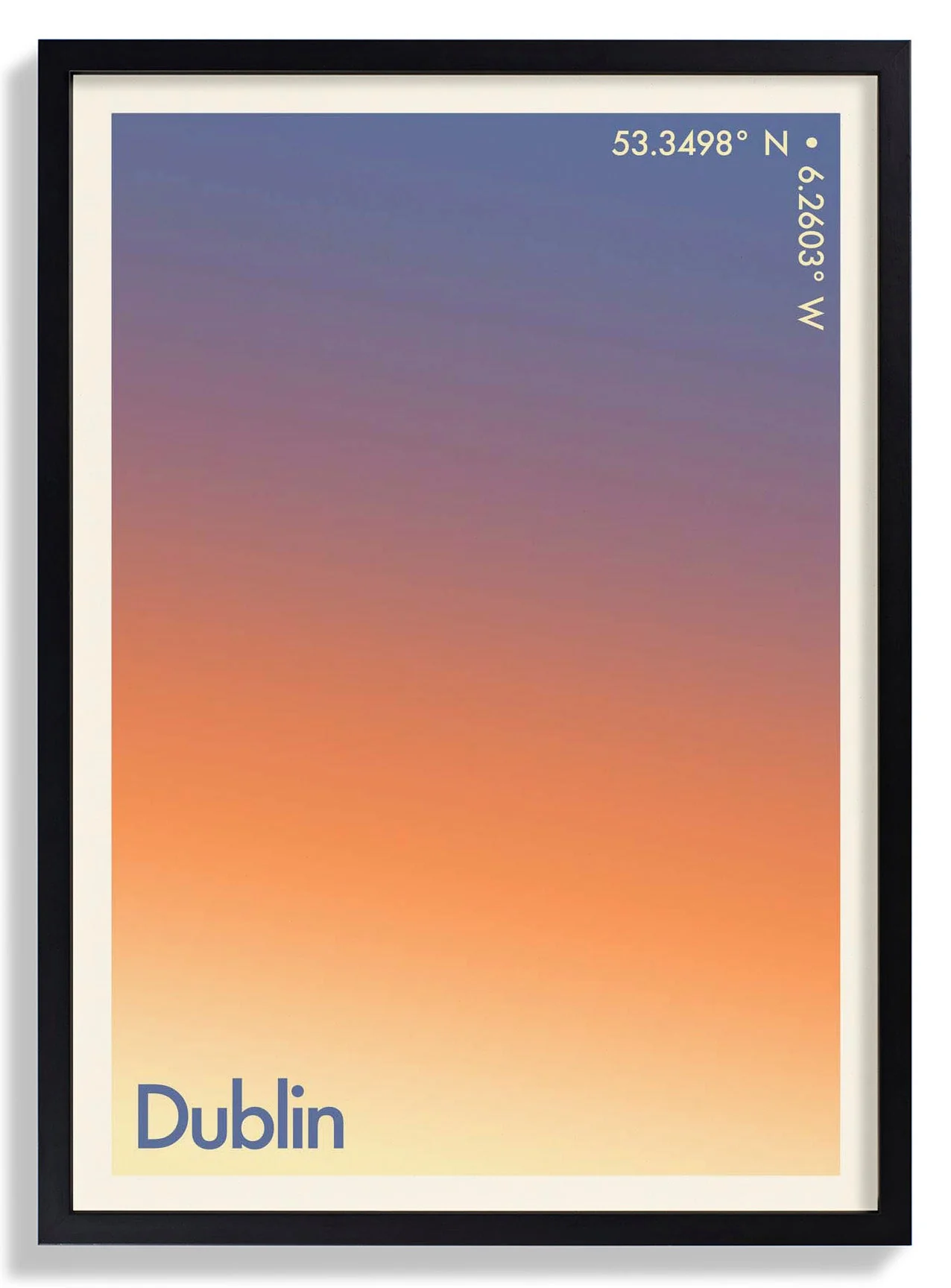 Dublin Sunset City