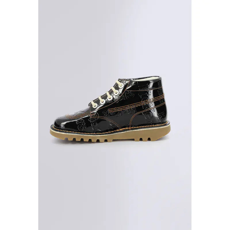 KICK HI NOIR BOTTINES Cuir Femme