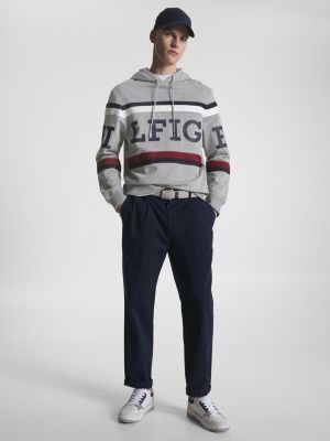 Moletom com capuz Global Stripe Hilfiger Monotype Logo