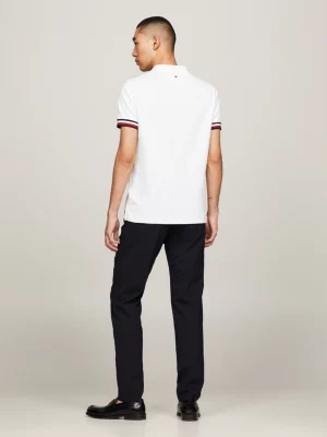 Polo Slim Fit com Detalhe de Logo