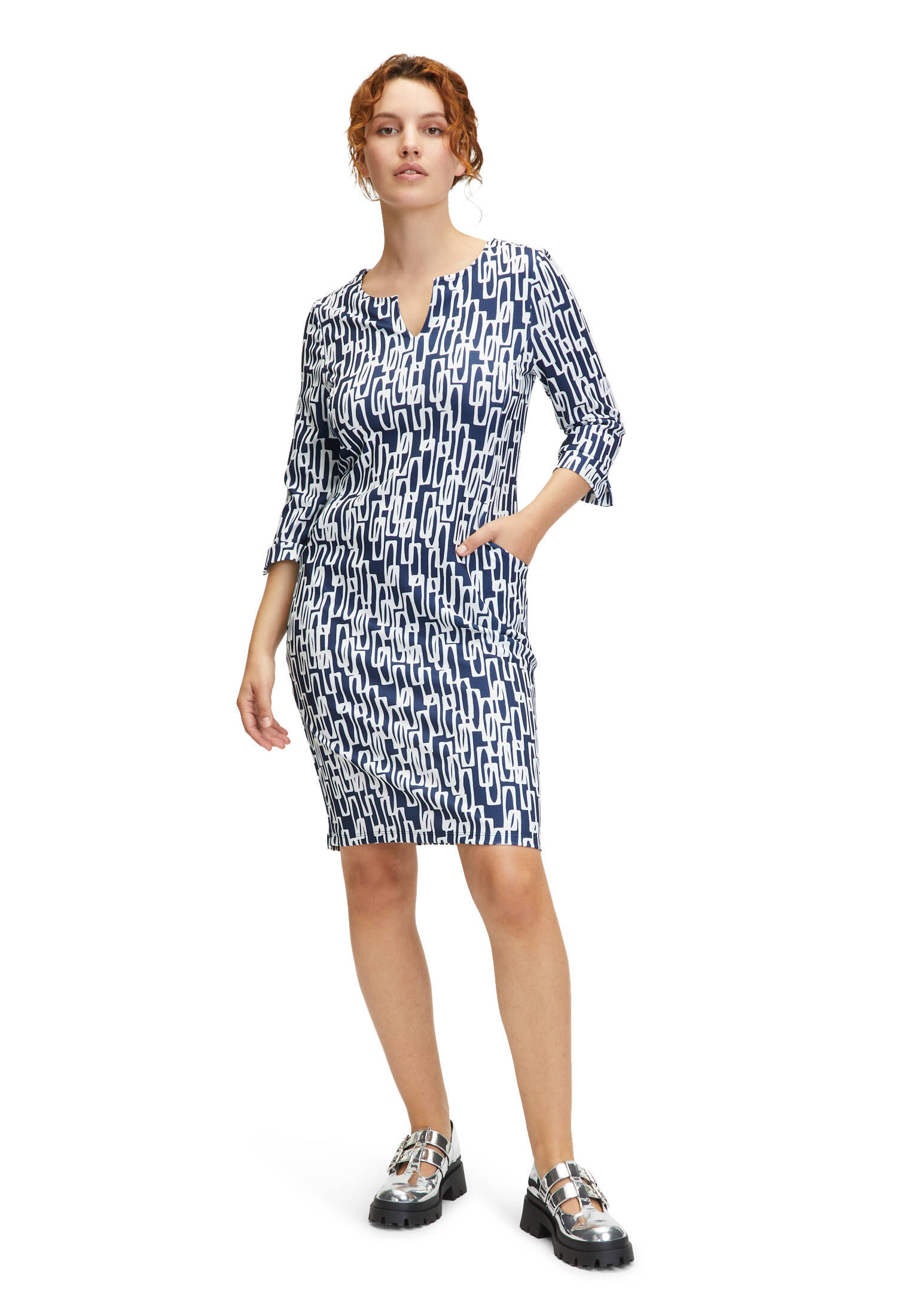 Cartoon| Damen Casual-Kleid mit Muster