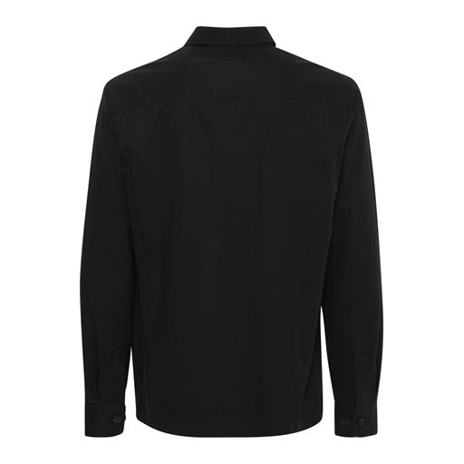 Solid Matty Skjorte, Black, XL