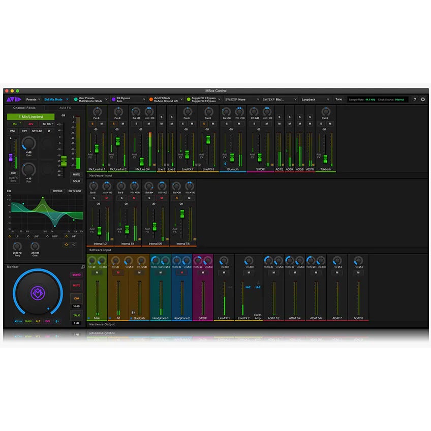 Avid MBox Studio USB-C audio interface met DSP