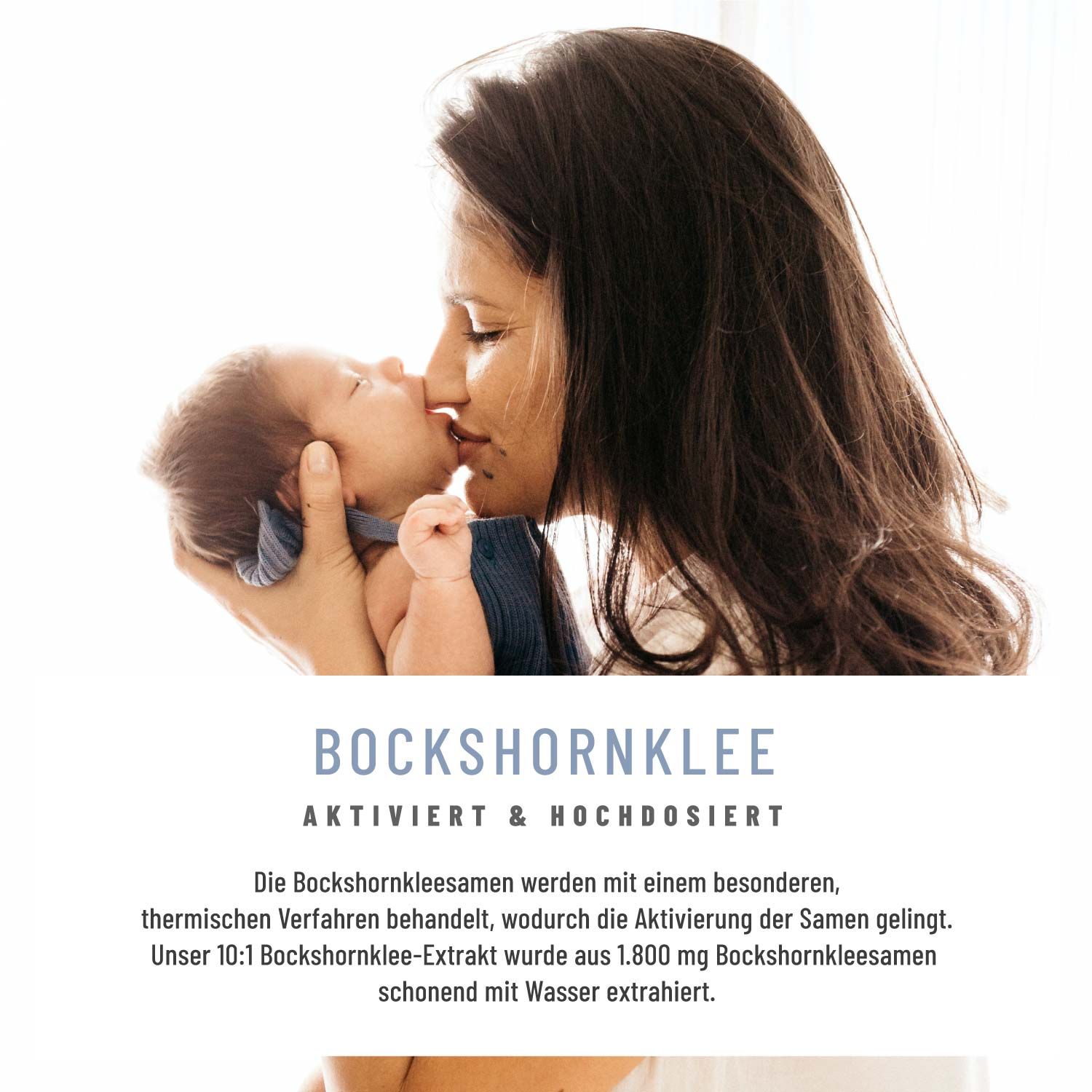 Bockshornklee Kapseln vegan & aktiviert - Bockshornklee Komplex für stillende Mütter - NATURTREU®