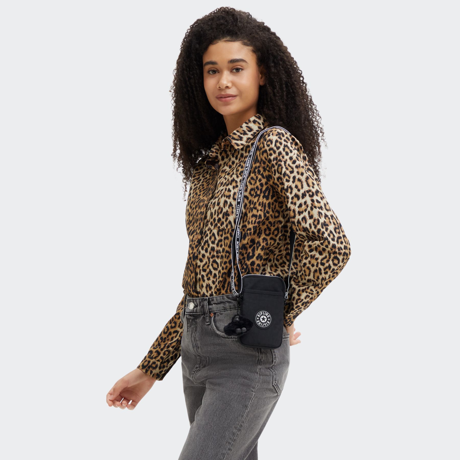 TALLY Sac pour Téléphone avec Bandoulière Ajustable - Glorious Silver