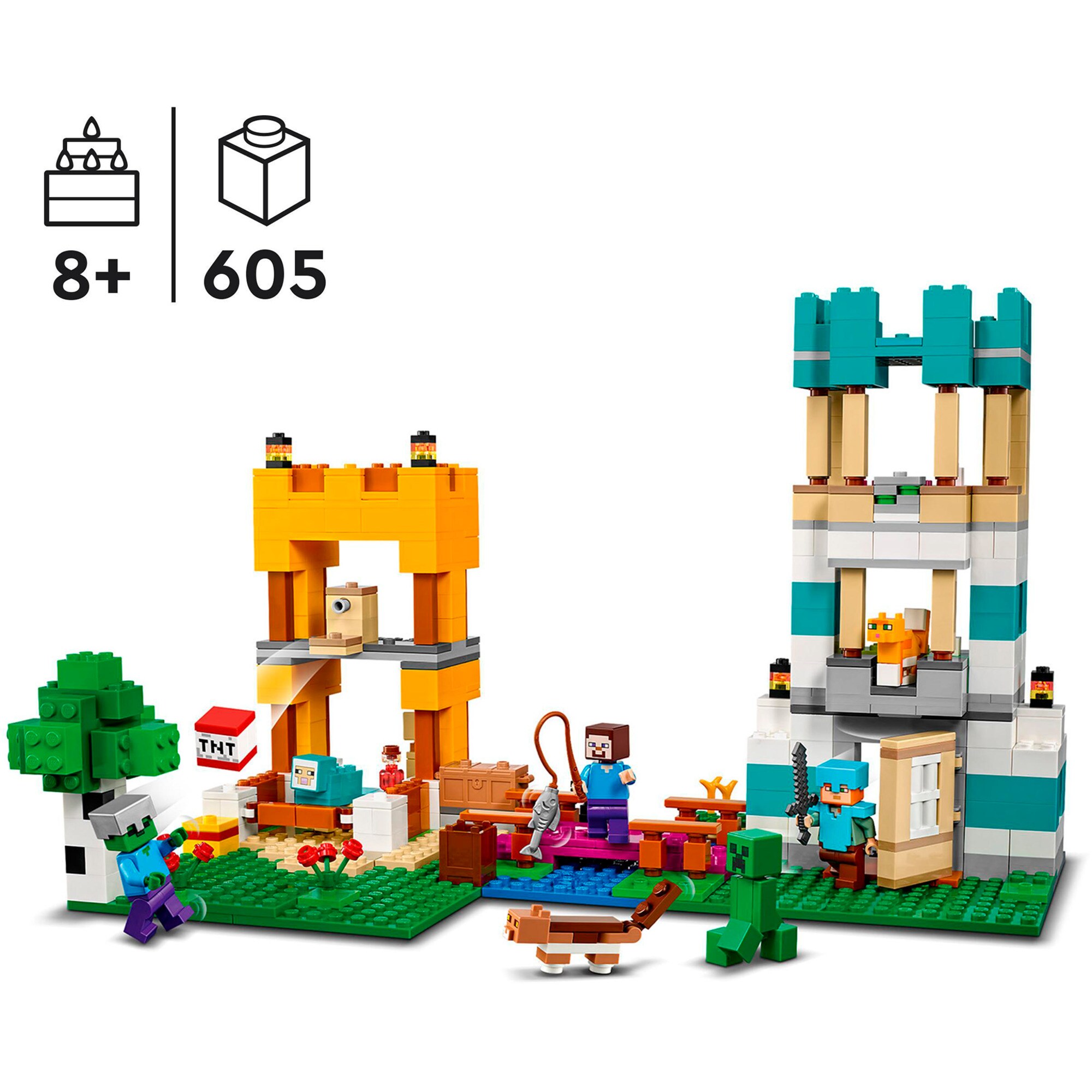 LEGO Konstruktionsspielzeug Minecraft Die Crafting-Box 4.0