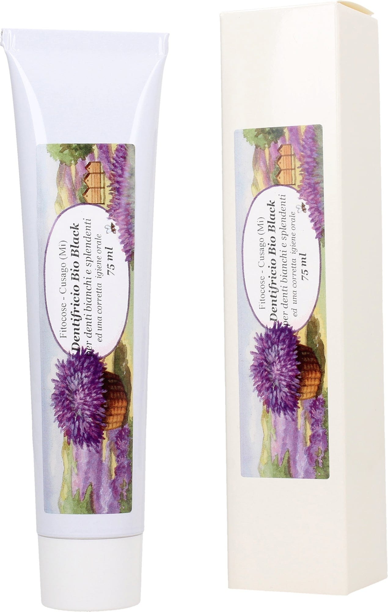 Fitocose  Black Toothpaste, 75 ml