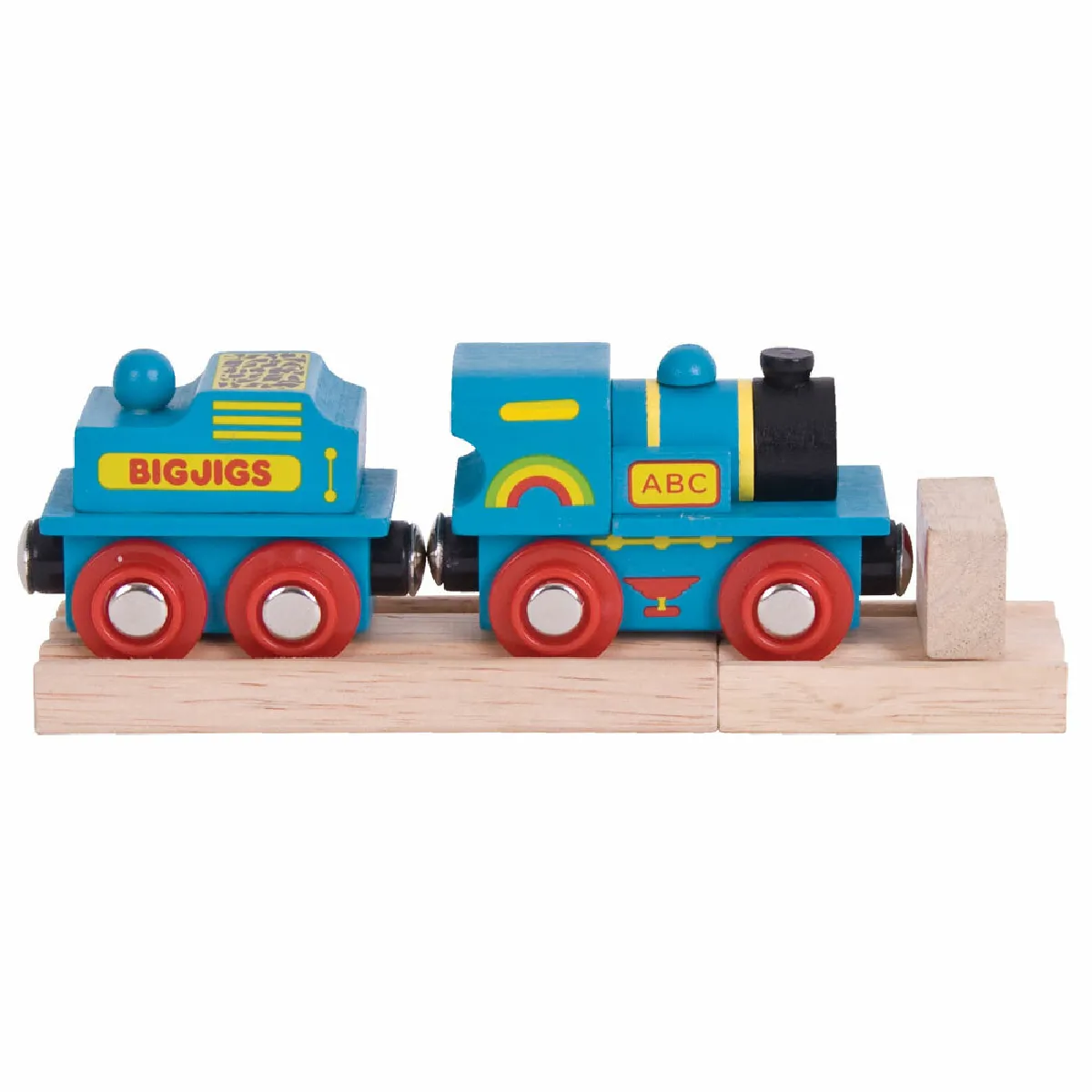 Bigjigs Rail Train ABC Bleu