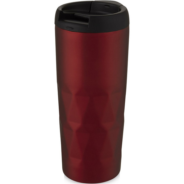 EgotierPro 100692 - Tasse Isotherme Cuivre Design Géométrique 450 ml
