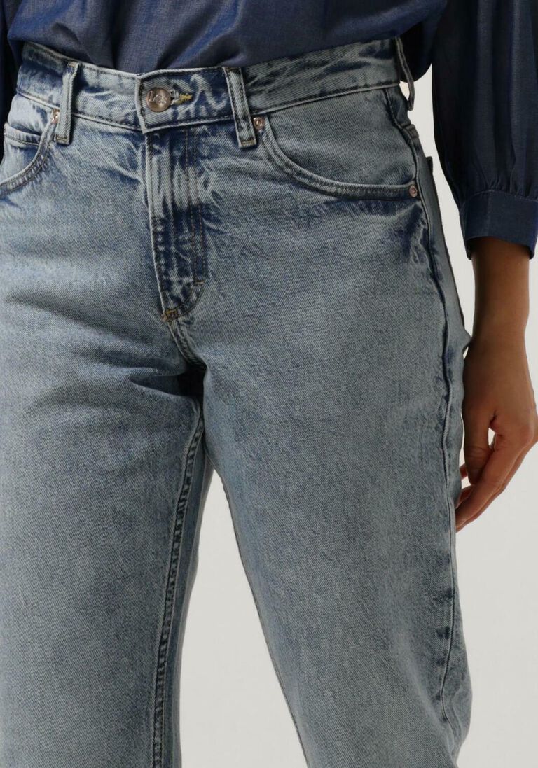 LEE blauwe lee mom jeans rider jeans washed in light
