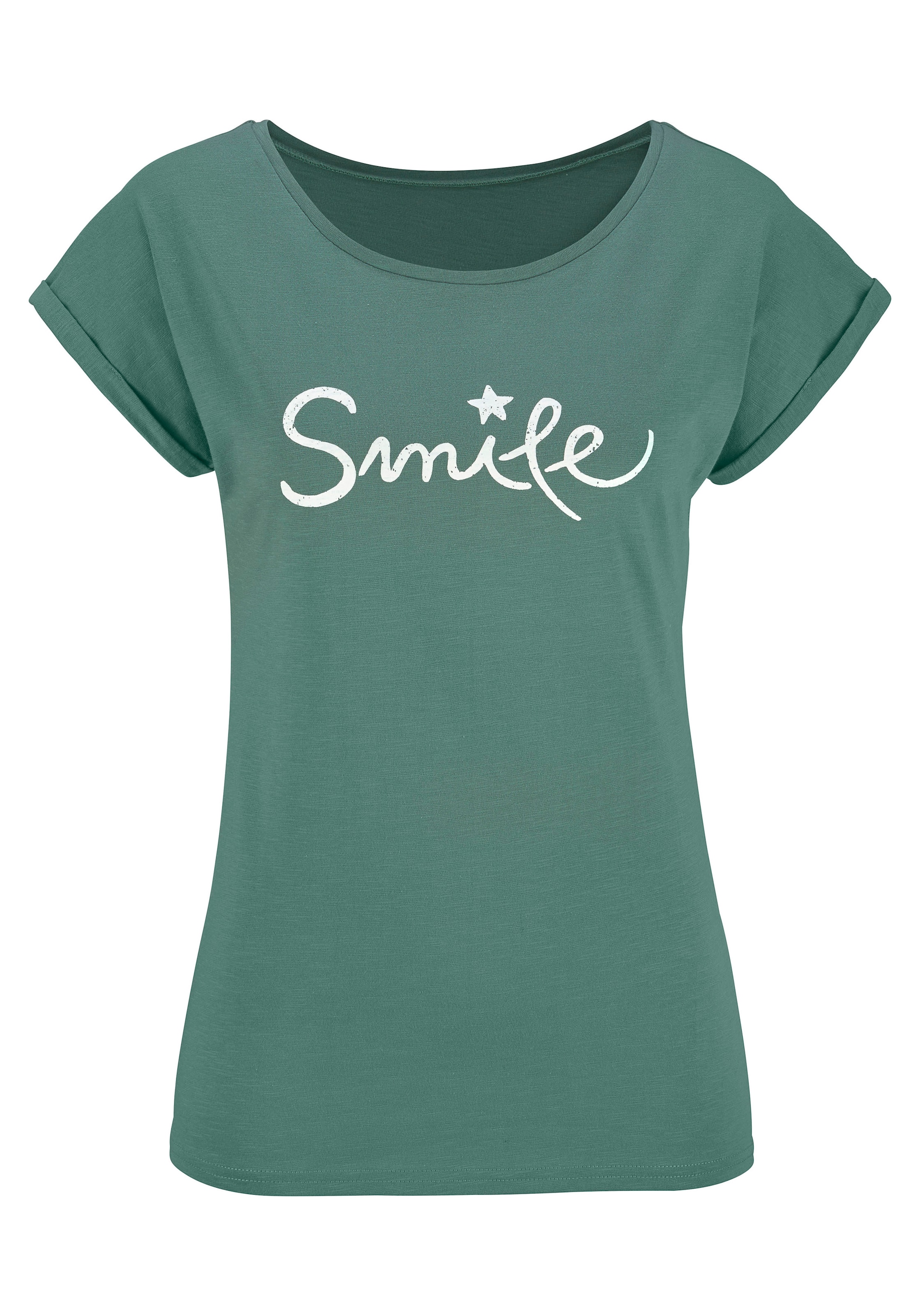 Beachtime T-Shirt »mit Frontdruck 